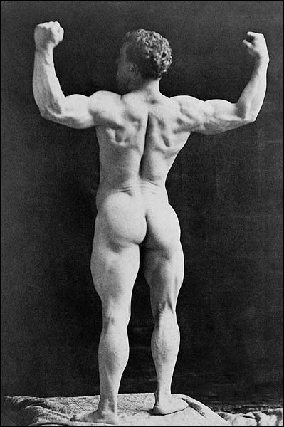 Victorian Bodybuilder Eugen Sandow Portrait Photo Print for Sale