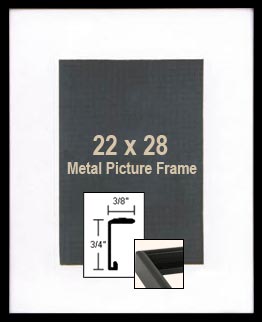 22x28 Frame - 22x28 Black Poster Frames For Sale
