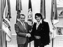 Elvis Presley Meets President Nixon Photo Print