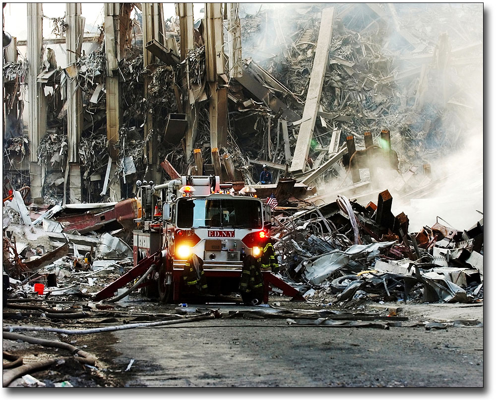 Twin Towers 9//11 Ground Zero Search And Cleanup Effort Silver Halide Photo