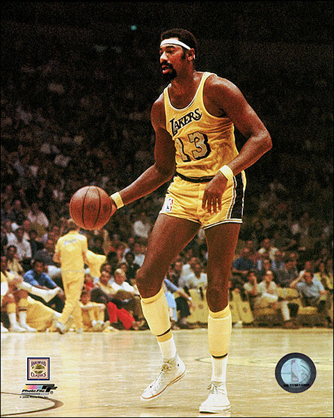 Wilt Chamberlain Los Angeles Lakers Basketball Photo Print For Sale