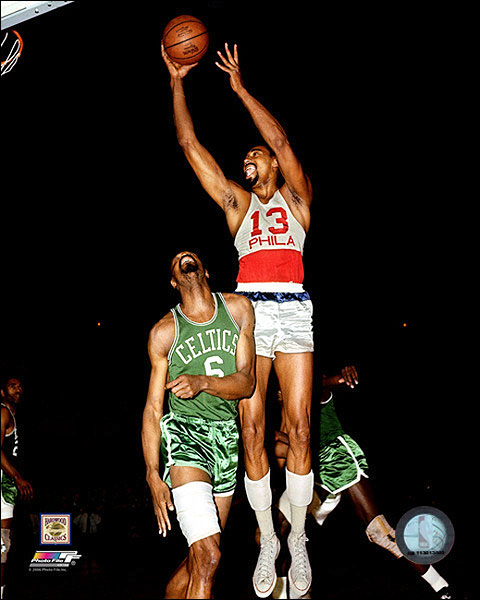 Wilt Chamberlain Philadelphia 76rs 1966 Basketball Photo Print For Sale