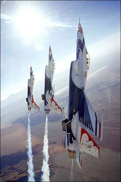 U.S. Air Force Thunderbirds Vertical Photo Print for Sale