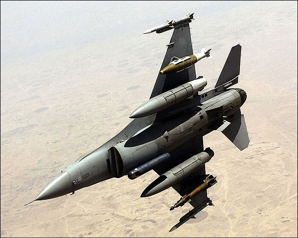 F-16 Fighting Falcon Underside w/ Armament Photo Print for Sale