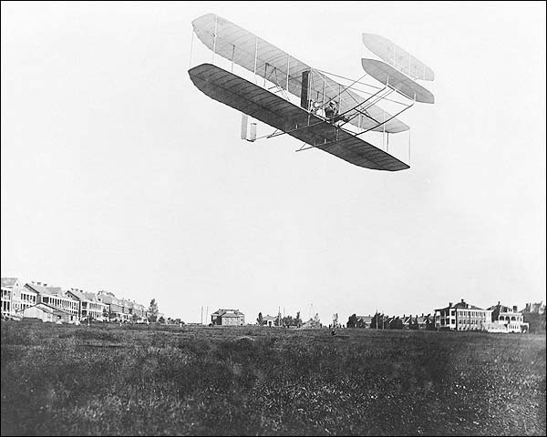 Wright Brothers Type A Flyer in Flight 1908 Photo Print for Sale
