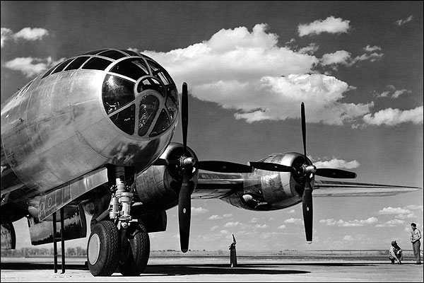 Boeing B-29 Super Fortress Bomber Close-Up Photo Print for Sale