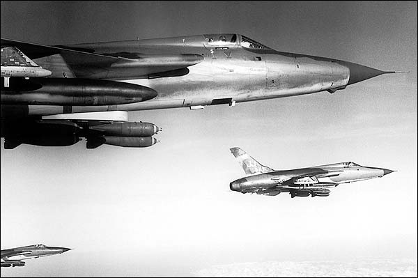 Republic F-105 Thunderchief over Vietnam Photo Print for Sale