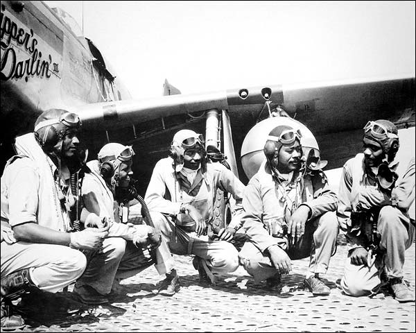 Tuskegee 332nd African American Airmen WWII Photo Print for Sale