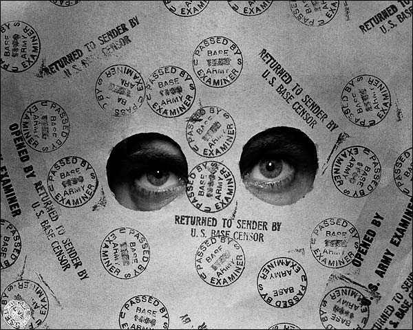 U.S. Base Censor 'Eyes of Censorship' WWII Photo Print for Sale