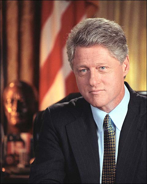 President Bill Clinton White House Portrait Photo Print for Sale