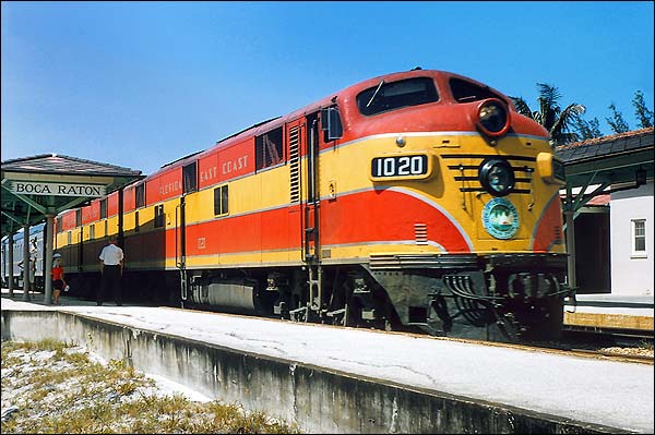 Florida East Coast E-7A Railroad  Photo Print for Sale