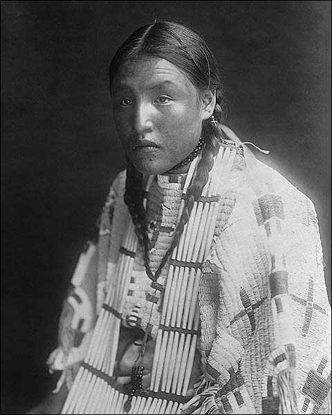 Dakota Red Oak Indian Edward S. Curtis 1907 Photo Print for Sale