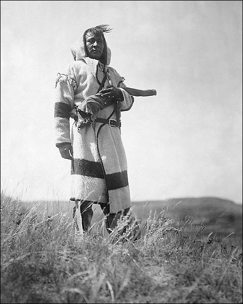 Piegan Indian Scout Edward S. Curtis 1910 Photo Print for Sale