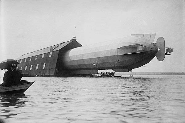 Zeppelin Airship / Blimp Water Hangar Photo Print for Sale