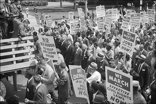 Civil Rights March Washington D.C. 1963 Photo Print for Sale