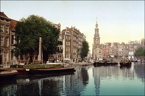 Munttoren De Munt / Mint Tower Amsterdam Photo Print for Sale