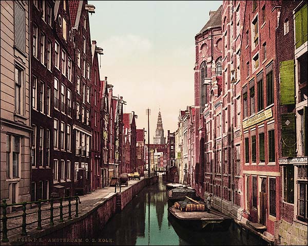 Kolk Canal & Oude Zyds, Amsterdam Photo Print for Sale