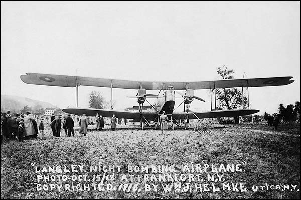 WWI Langley Night Bomber Plane Photo Print for Sale