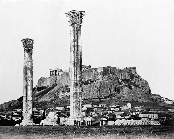 Greek Temple of Olympian Zeus Ancient Greece Photo Print for Sale