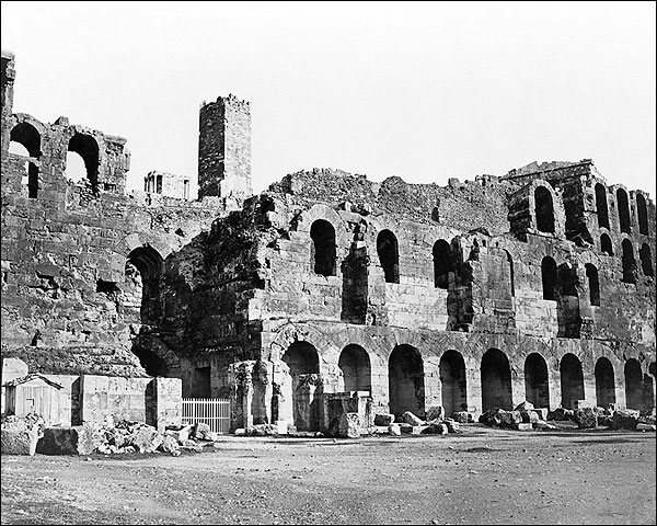 Herodes Atticus Odeon Acropolis Hill Photo Print for Sale