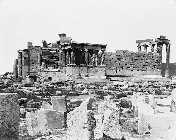 Ancient Greek Temple Erechtheum Acropolis Photo Print for Sale