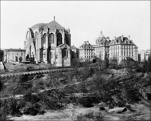 St. John Cathedral in Morningside Park 1910 NYC Photo Print for Sale