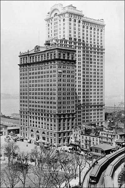 Whitehall Buildings Downtown New York 1911 Photo Print for Sale
