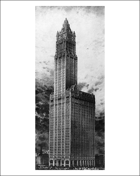 Woolworth Building Cass Gilbert NYC 1911 Photo Print for Sale