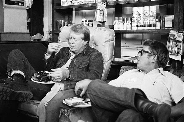 Jimmy Carter and Billy Carter Candid 1976 Photo Print for Sale