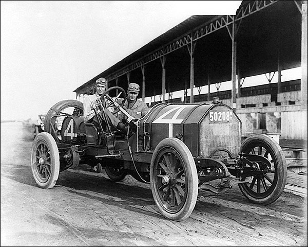 Ralph Beardsley and J.D. Coote in Simplex Automobile Photo Print for Sale