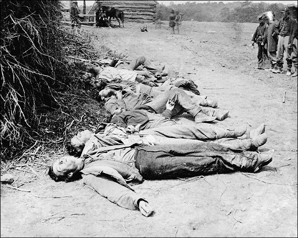 Dead Confederate Soldiers Virginia 1864 Photo Print for Sale