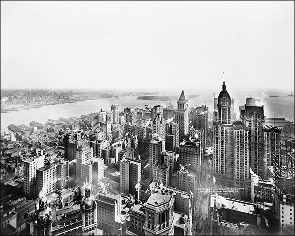 New York City Aerial View 1913 Irving Underhill Photo Print for Sale