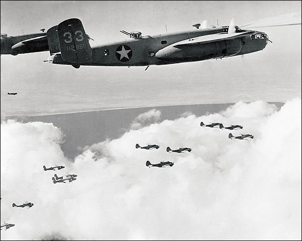 B-25 Mitchell & Baltimore Bombers WWII Photo Print for Sale