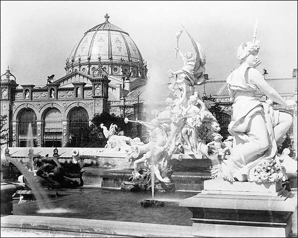 Fountain Coutan 1889 Paris Exposition Photo Print for Sale