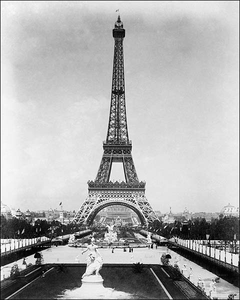 Eiffel Tower 1889 World's Fair Paris Exposition Photo Print for Sale