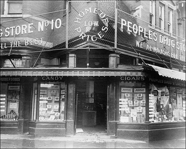 Peoples Drug Store Washington, D.C. 1922 Photo Print for Sale