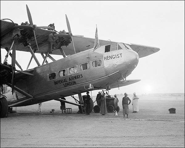 Handley Page HP42 Imperial Airways London Photo Print for Sale