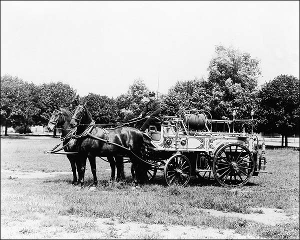 Antique Horse Drawn Fire Engine York, PA Photo Print for Sale