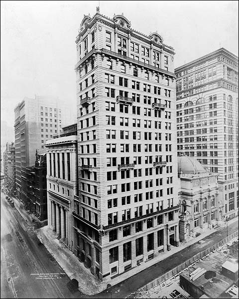 American Exchange National Bank NYC 1913 Photo Print for Sale