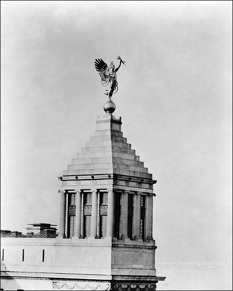 Statue atop of Telegraph Building NYC 1917 Photo Print for Sale