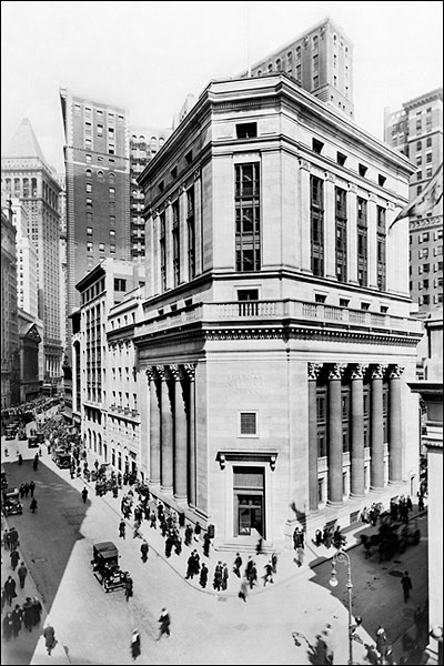 Seaboard National Bank on Wall Street NYC Photo Print for Sale