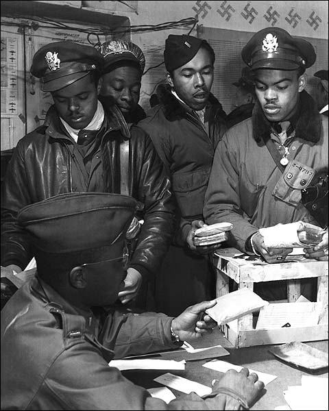WWII Tuskegee Airmen Fighter Pilots Italy Photo Print for Sale