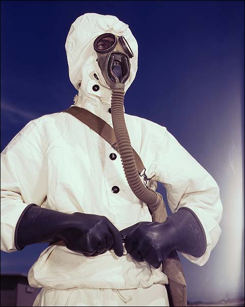 Prototype Gas Mask & Protective Gear 1942 Photo Print for Sale