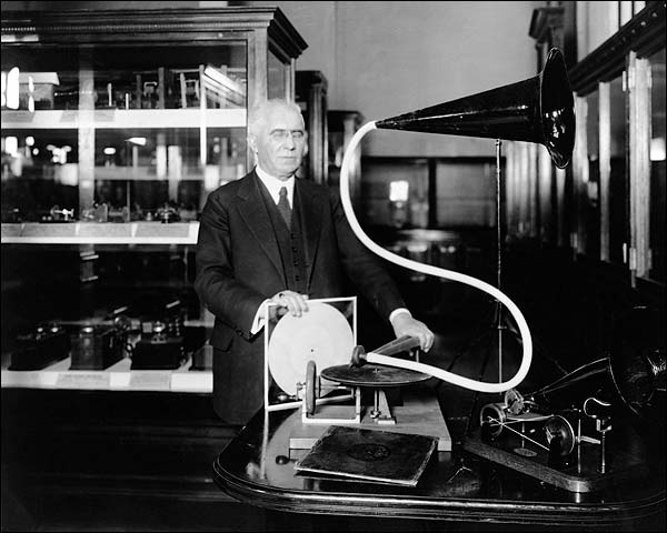 Disc Record Inventor Emile Berliner  Photo Print for Sale