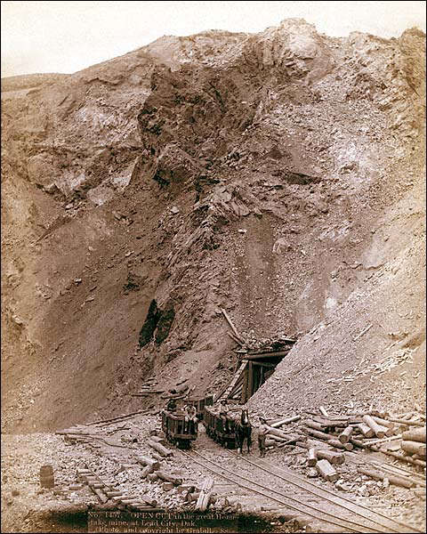 Old West Mine Dakota Railroad 1888 Photo Print for Sale