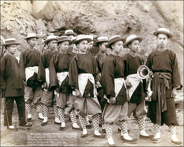 Champion Chinese Hose Team of America 1888 Photo Print for Sale