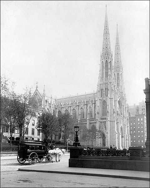 St. Patrick's Cathedral New York City 1894 Photo Print for Sale