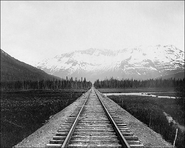 Kenai Peninsula Railroad Alaska Early 1900s Photo Print for Sale