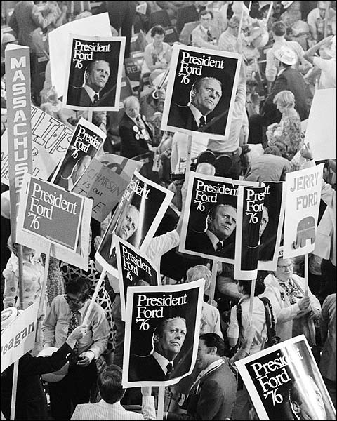 President Gerald Ford Republican Convention Photo Print for Sale
