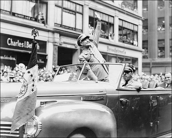 General Dwight D. Eisenhower in WWII Parade Photo Print for Sale